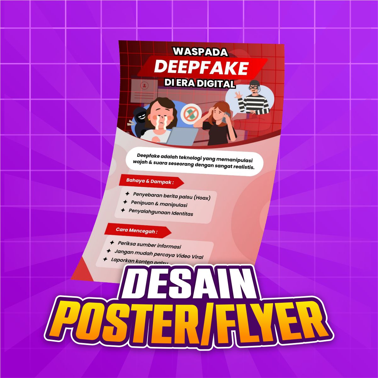 Desain Poster, Flyer & Brosur Promosi